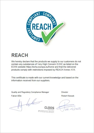 Image de la compliance REACH