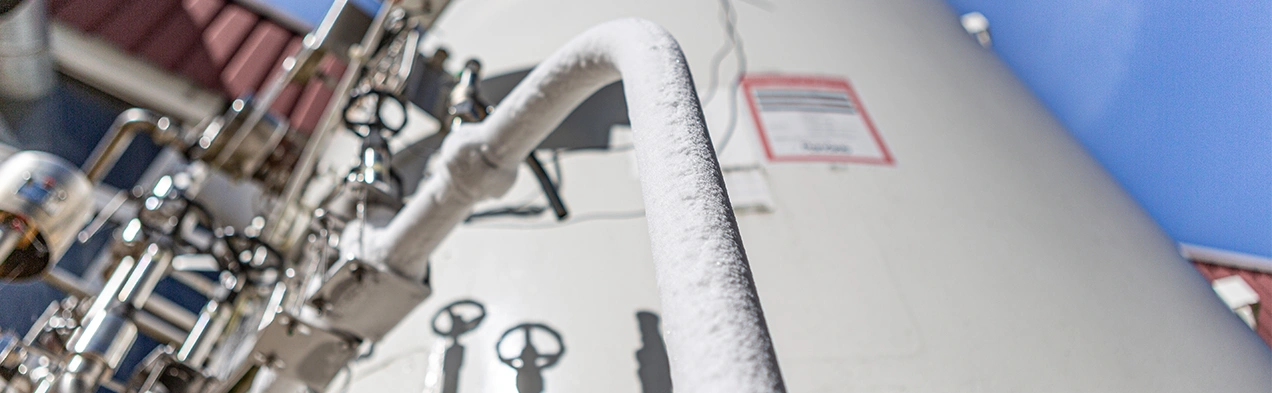 Image de fond avec la cuve à azot